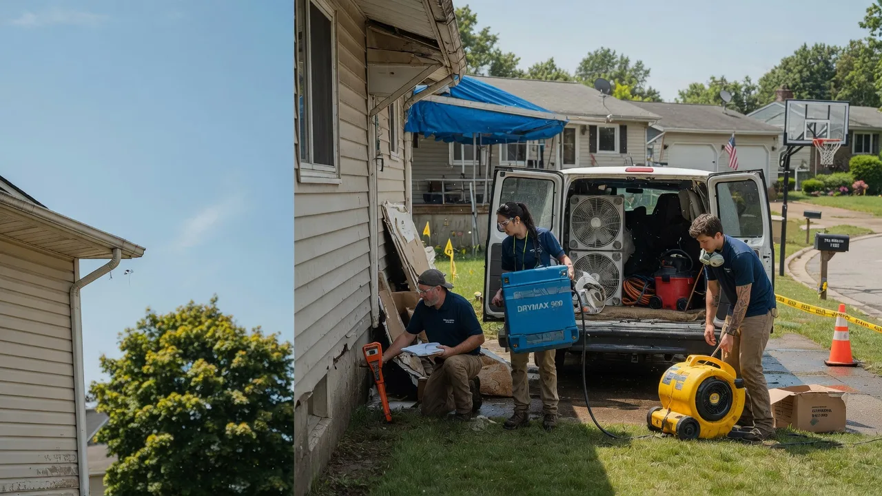 Ceiling Leak Cleanup in Hamburg, NJ near me