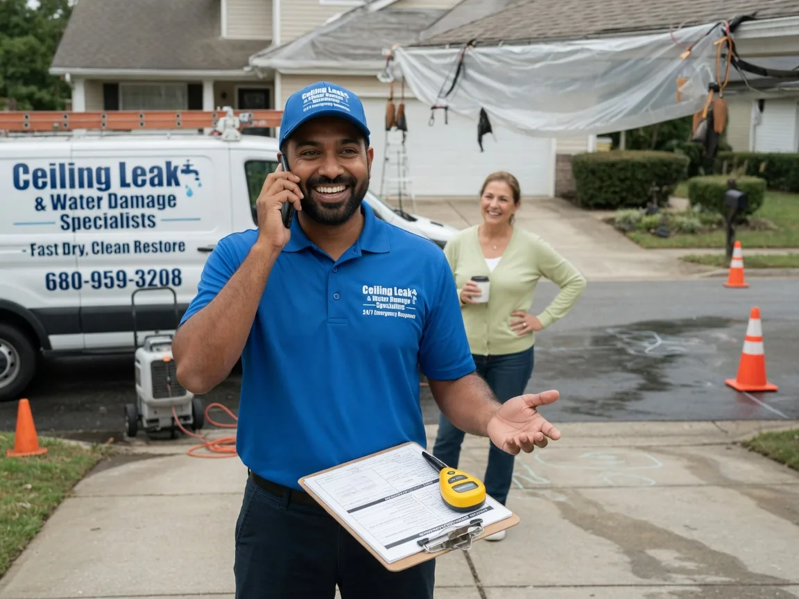 Ceiling Leak Cleanup Hamburg, NJ FAQs